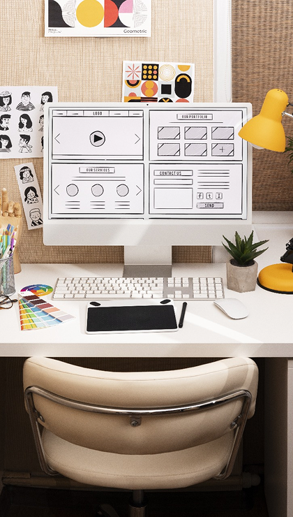 http://Designer%20choosing%20color%20palette%20for%20branding%20project