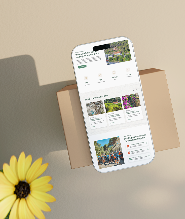 modern business website design and development in Lebanon
